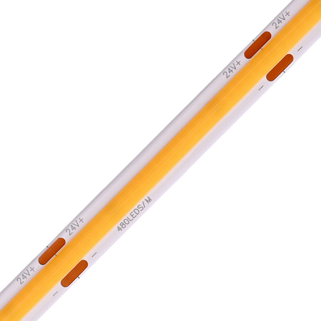 Taśma LED proCOB® 24V 11W ciepła 480 LED CRI>90-5m ULLS29 proCOB®
