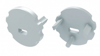 Zaślepka do profilu LED LUMINES MICO biała z otworem