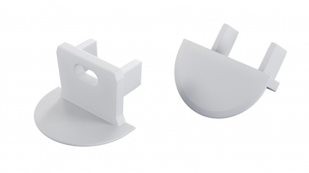 Zaślepka do profilu LUMINES axin biała z o. 12-1551-00