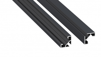 LUMINES Profil LED typ ajar Rock Anthracite lakierowany 3 m 10-1389-30