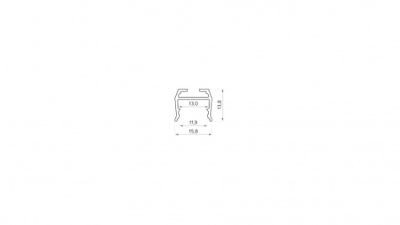 LUMINES Profil LED typ axel Rock Anthracite lakierowany 2,02 m 10-1369-20
