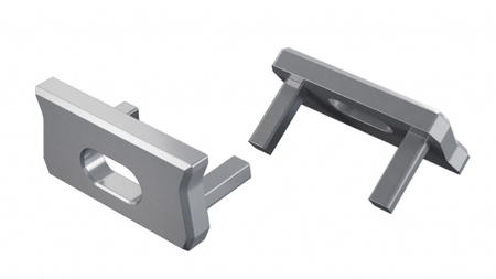 Zaślepka ALU LUMINES atom surowa z otworem 12-1540-10