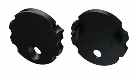 LUMINES Zaślepka ALU do profilu LED MICO czarna