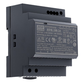Zasilacz na szynę DIN 100W 24V  HDR-100-24
