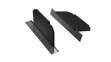 Zaślepka ALU do profilu LED LUMINES LARGO M3 czarna lakierowana pełna