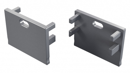 Zaślepka ALU LUMINES Motta srebrny anodowana z otworem 12-1685-10