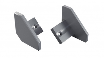 LUMINES Zaślepka ALU ajar srebrna anodowana 12-1505-11