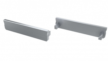 LUMINES Zaślepka do profilu SOLIS srebrna lakierowana  12-0135-01