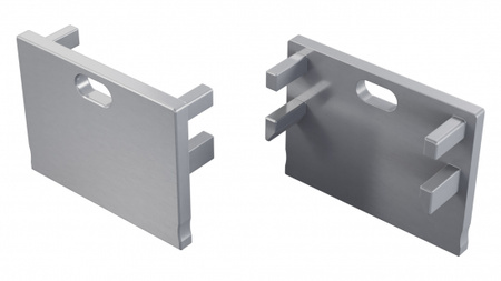 LUMINES Zaślepka ALU Motta surowa z otworem 12-1680-10