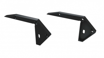 Zaślepka ALU do profilu LED LUMINES SCALA czarna lewa z otworem