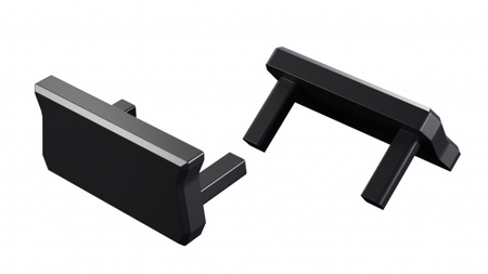 Zaślepka ALU LUMINES atom czarna anodowana 12-1542-11