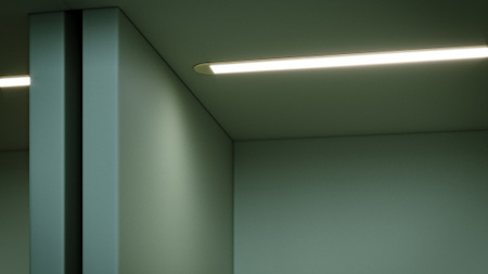 Profil LED LUMINES typ axin Reed Green lakierowany 2,02 m 10-1378-20