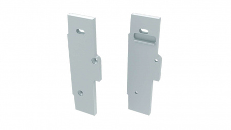 LUMINES Zaślepka ALU do profilu LED TIANO biała prawa prosta z otworem