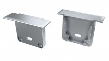 LUMINES Zaślepka ALU do profilu LED inDILEDA srebrna z otworem