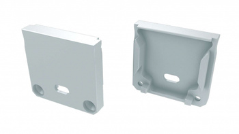 Zaślepka ALU do profilu LED LUMINES DILEDA biała z otworem