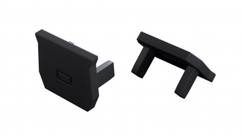 LUMINES Zaślepka do profilu axel czarna 2w1 12-1512-01