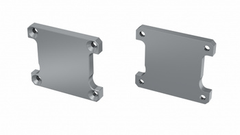 LUMINES Zaślepka ALU do profilu LED Fasso srebrna anodowana