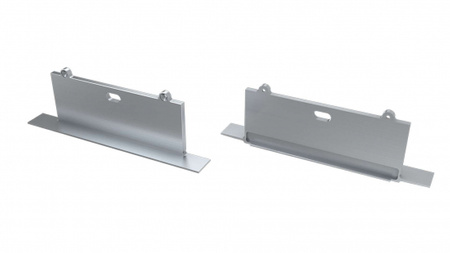 LUMINES Zaślepka ALU do profilu LED SORGA srebrna z otworem