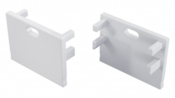 LUMINES Zaślepka ALU Motta biała lakierowana z otworem 12-1681-10