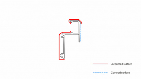 Profil LUMINES typ IPA16 czarny lakierowany 1 m  10-0415-10