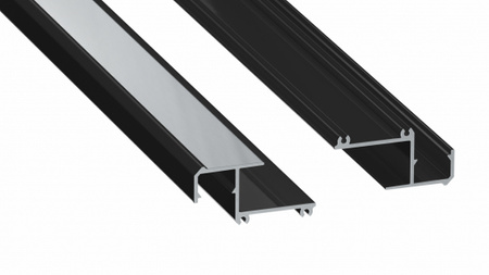 Profil LUMINES typ IPA16 czarny lakierowany 1 m  10-0415-10