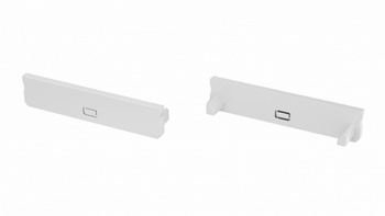 LUMINES Zaślepka do profilu SOLIS biała 2w1