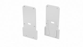 Zaślepka ALU LUMINES DOPIO + Talia M2 biała z otworem