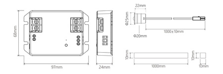 Sterownik oświetlenia schodowego Miboxer BS64