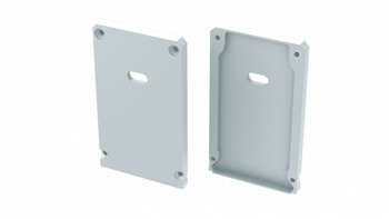 Zaślepka ALU LUMINES CLARO biała z otworem