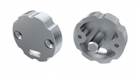 LUMINES Zaślepka ALU do profilu LED COSMO srebrna regulacyjna z otworem