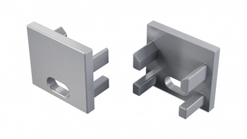 LUMINES Zaślepka ALU CANTO/VIGO surowa z otworem 12-1690-10