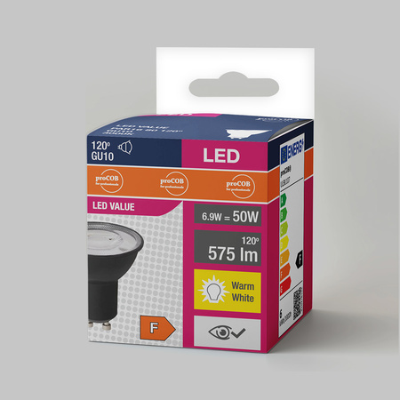 Żarówka LED 3000k GU10 OSRAM Tech ULBU107 Black