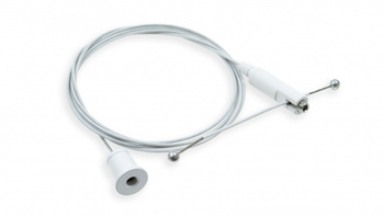 ZAWIESIE DWUSTRONNE - KOMPLET 1500 mm/100mm biały