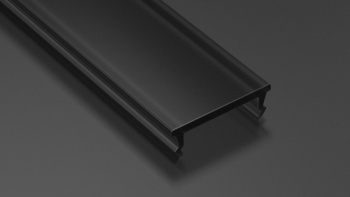 Klosz do profilu LED LUMINES nano Fractal PC black 1 m. 11-3397-10