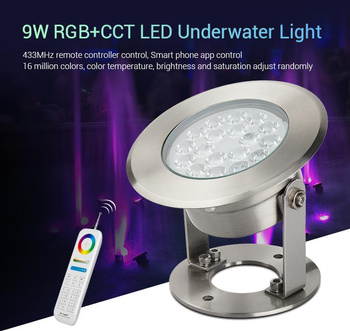 Lampa basenowa LED RGB+CCT (RGBWW) 9W 12-24V – UW03