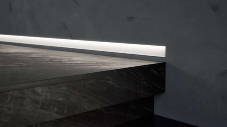 Klosz do profilu LED LUMINES Tiano PLEXI 3,005 m