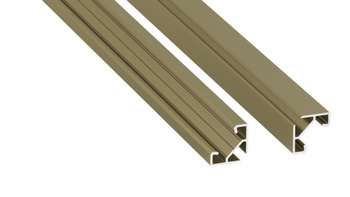 LUMINES Profil LED typ ajar Reed Green lakierowany 2,02 m 10-1388-20