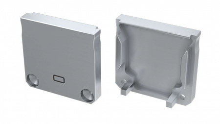 LUMINES Zaślepka do profilu DILEDA srebrna lakierowana 2w1