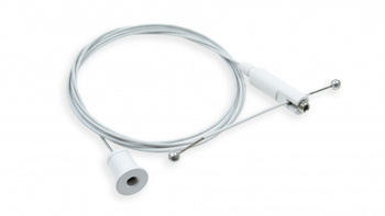 ZAWIESIE DWUSTRONNE - KOMPLET 3000 mm/100mm biały