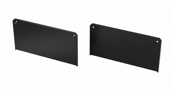 LUMINES Zaślepka ALU do profilu LED LARGO M2 czarna lakierowana