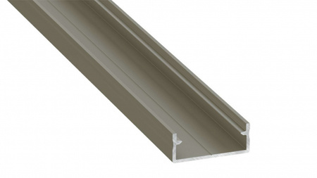LUMINES Profil LED typ DUAL inox anodowany 2,02 m  10-0000-75