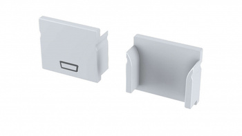 LUMINES Zaślepka do profilu LED RUNO 2w1 biała