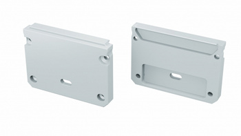 LUMINES Zaślepka ALU do profilu LED ILEDO biała z otworem