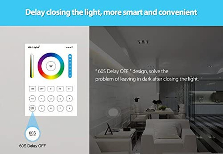 Mi Light panel B8- 8 strefowy dotykowy RGB+CCT 2.4G Original Milight© FUT B8