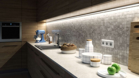 LUMINES Profil LED typ H surowy 2,02 m 10-0450-20