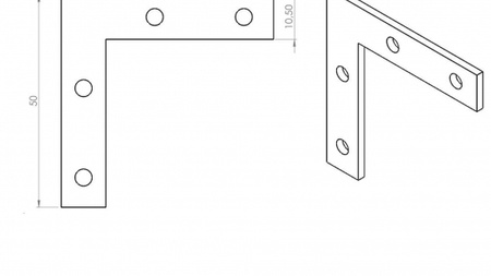 LUMINES Łącznik kątowy długi