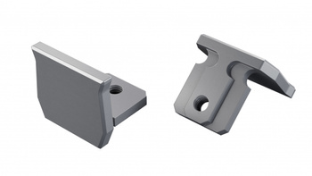 Zaślepka ALU LUMINES axel srebrna anodowana 12-1515-11