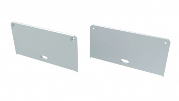 LUMINES Zaślepka ALU do profilu LED LARGO M2 biała z otworem