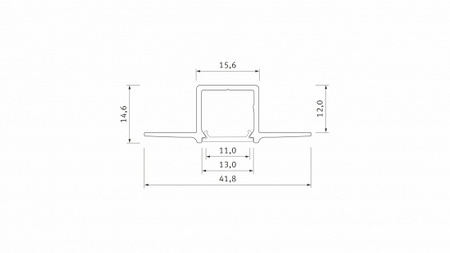 LUMINES Profil LED typ Gaudi biały lakierowany 3 m 10-0951-30