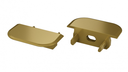 Zaślepka do profilu LED LUMINES Z RAL1923 z otworem  12-1799-00